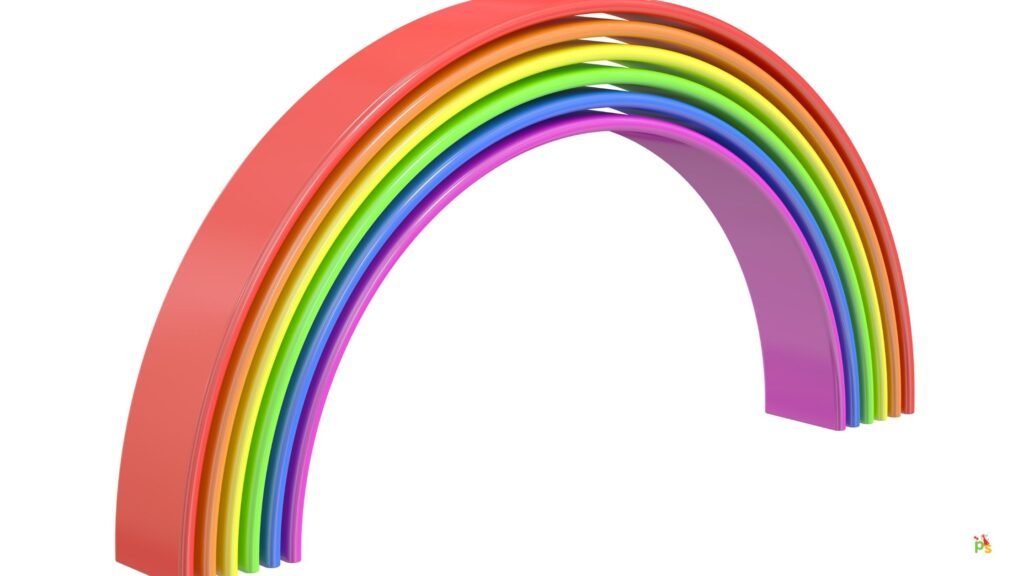 Colorful 3D Rainbow Display