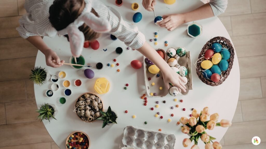 Decorated Classroom Doors with Bunnies or Eggs