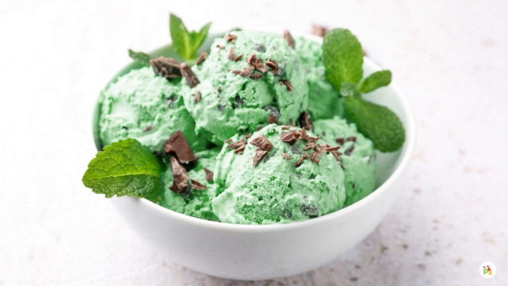 Mint Chocolate Chip Cake Design