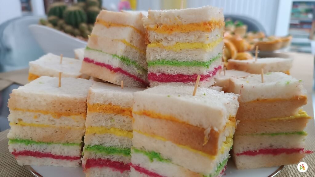 Rainbow Stripe Cake
