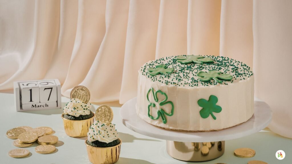 Shamrock Sprinkle Cake
